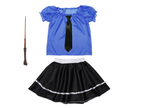 ZESTAW RAVENCLAW NIEBIESKO-CZARNY 116-128 4el