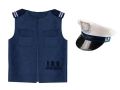 ZESTAW POLICJANT GRANATOWY 116-140 2el