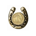 PODKOWA Z MONETĄ 1 GROSZ 1szt.
