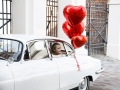 BALON SERCE CZERWONY 24'' 61cm