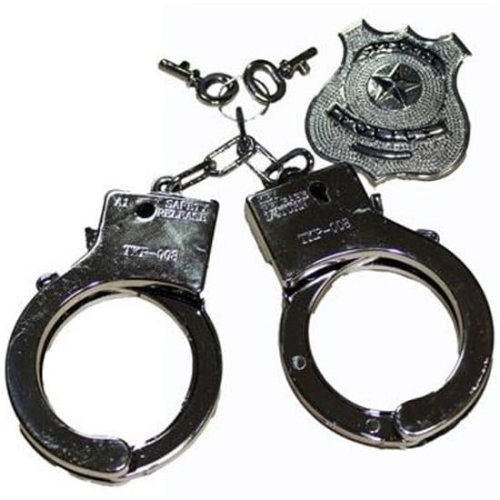 ZESTAW POLICJANT SREBRNY 2el
