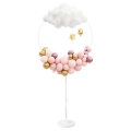 STOJAK NA BALONY OKRĄGŁY BIAŁY 168cm