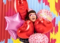 BALON BRIDE CENTKI RÓŻOWY 18'' 45cm