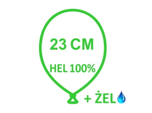 HEL 100% + USZCZELNIENIE BALON GUMOWY 23 cm