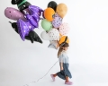BALON NIETOPERZ GWIAZDKI FIOLETOWY 47'' 119,5cm