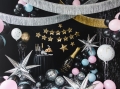 BALON BUTELKA SZAMPANA HAPPY NEW YEAR CZARNO-ZŁOTA 39'' 98cm