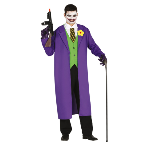 STRÓJ JOKER FIOLETOWO-ZIELONY M(48-50)