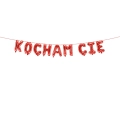 BALON NAPIS KOCHAM CIĘ CZERWONY 16'' 40cm