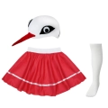 ZESTAW BOCIAN CZERWONY S/M 3el