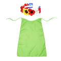 ZESTAW WIOSNA ZIELONY PELERYNA 90cm 2el