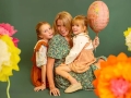 BALON DLA KOCHANEJ MAMY KWIATY RÓŻOWY 18'' 45cm