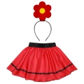 ZESTAW KWIATEK CZERWONY S/M 3el
