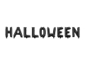BALON NAPIS HALLOWEEN CZARNY 18'' 46cm