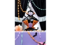 BALON STOJĄCY WAMPIR DRACULA CZARNO-POMARAŃCZOWY 32'' 81cm