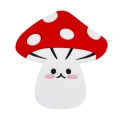 ZESTAW GRZYBEK MUCHOMOR BIAŁY PELERYNA 55cm 3el