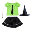 ZESTAW SLYTHERIN ZIELONO-CZARNY 134-140 5el
