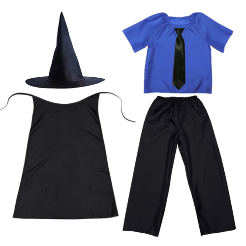 ZESTAW RAVENCLAW NIEBIESKO-CZARNY 116-128 5el