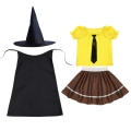 ZESTAW HUFFLEPUFF ŻÓŁTO-BRĄZOWY 98-110 5el