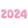 BALONY 2024 RÓŻOWE 34'' 86cm 4el