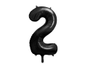 BALONY 2024 CZARNE 34'' 86cm 4el