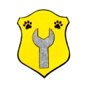 ZESTAW RUBBLE PSI PATROL BRĄZOWO-ŻÓŁTY 98-110 4el