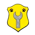 ZESTAW RUBBLE PSI PATROL BRĄZOWO-ŻÓŁTY 116-128 5el