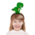 ZESTAW DINOZAUR ZIELONY PELERYNA 90cm 3el