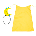 ZESTAW KSIĘŻYC ŻÓŁTY PELERYNA 75cm 3el