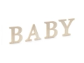 NAPIS BABY DREWNIANY 21,5x19,5cm