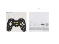 SERWETKI GAMEPAD LEVEL UP CZARNE 12szt