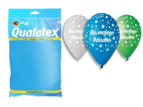 BALONY DLA MOJEGO DZIADKA MIX 33cm 25szt