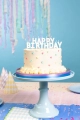 ŚWIECZKI URODZINOWE HAPPY BIRTHDAY BIAŁE 25cm 13szt