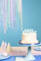 ŚWIECZKI URODZINOWE HAPPY BIRTHDAY BIAŁE 25cm 13szt