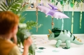 BALON FOLIOWY DINOZAUR TRICERATOPS ZIELONY 40'' 101cm