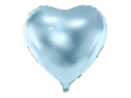 BALON SERCE BŁĘKITNE 18'' 45cm