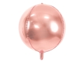 BALON KULA RÓŻOWE ZŁOTO 16'' 40cm
