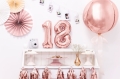 BALON KULA RÓŻOWE ZŁOTO 16'' 40cm