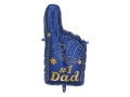 BALON DAD NR 1 NIEBIESKI 34'' 86cm