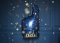 BALON DAD NR 1 NIEBIESKI 34'' 86cm