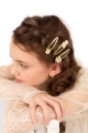 SPINKI DO WŁOSÓW STOKROTKI ZŁOTE 3szt