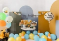 BALONY KOLOROWE BUDOWA 30cm 6szt