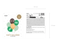 BALONY ZIELONE DINOZAURY MIX 30cm 6szt