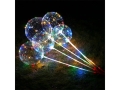 BALON LED PVC PRZEZROCZYSTY DO 40cm 1szt