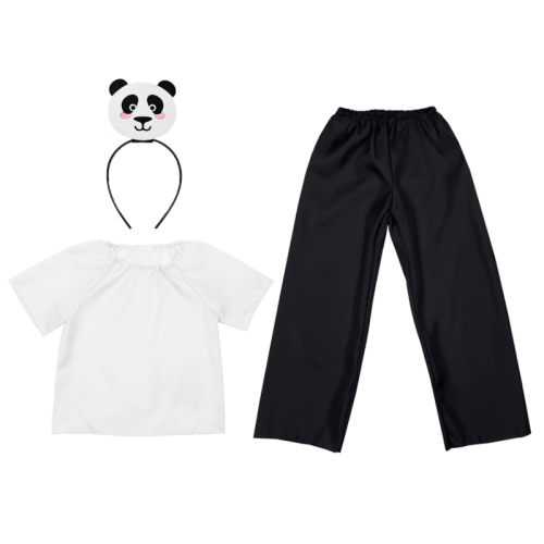 ZESTAW PANDA BIAŁO-CZARNY 98-110 4el