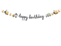 BANER HAPPY BIRTHDAY POJAZDY BUDOWLANE 2m