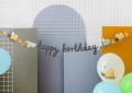BANER HAPPY BIRTHDAY POJAZDY BUDOWLANE 2m