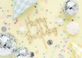 TOPPER DREWNIANY HAPPY BIRTHDAY 16,5cm