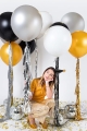 BALON CZARNY PASTEL GIGANT 60cm 1szt
