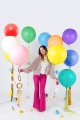 BALON FIOLETOWY PASTEL GIGANT 60cm 1szt