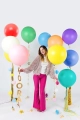 BALON GRANATOWY PASTEL GIGANT 60cm 1szt